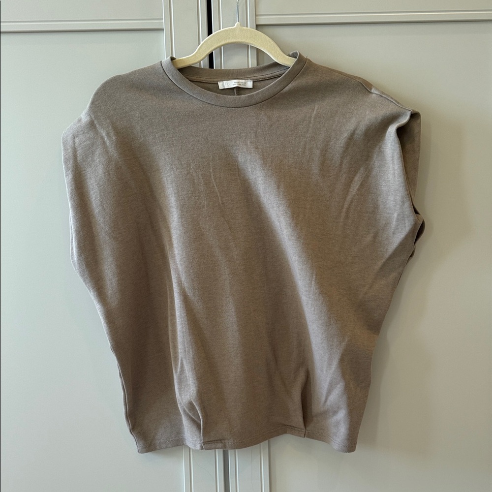 Casual Tan Short Sleeve set